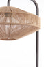 Floor lamp 43x164 cm LYRA natural+matt black