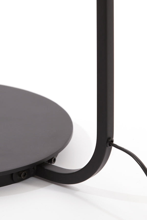 Floor lamp 43x164 cm LYRA natural+matt black