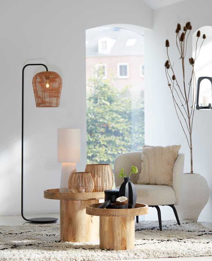 Floor lamp 40x30x164 cm MARENO matt black
