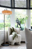 Floor lamp 40x30x164 cm MARENO matt black