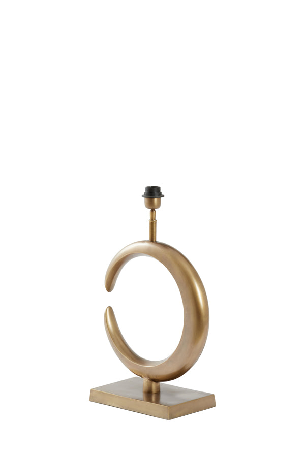Lamp base 36x18x50 cm LUNE antique bronze
