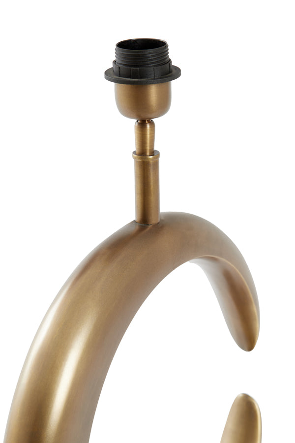 Lamp base 36x18x50 cm LUNE antique bronze