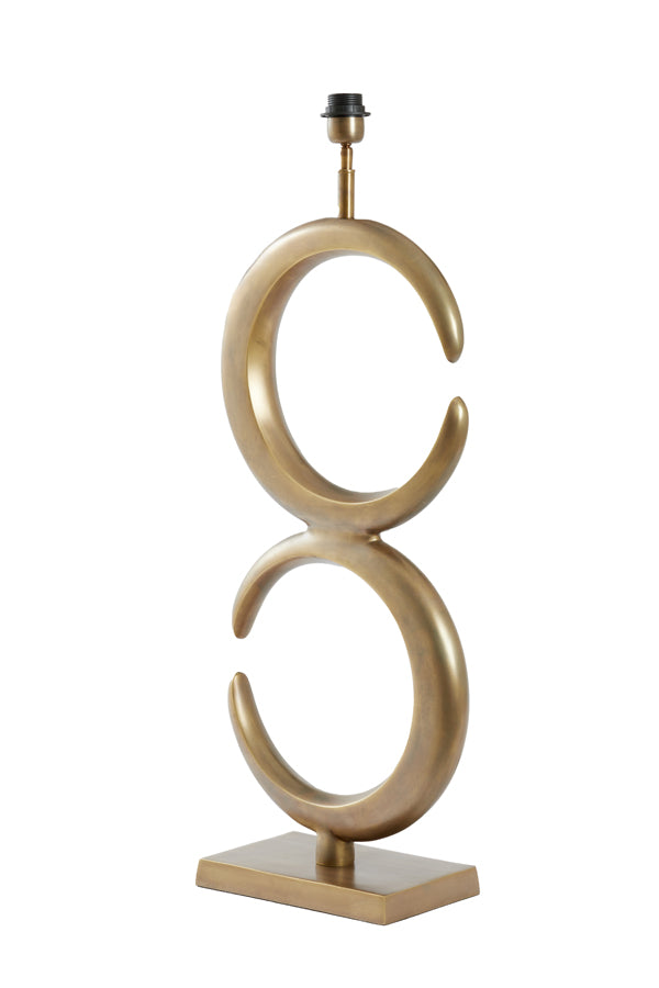 Lamp base 36x18x86 cm LUNE antique bronze