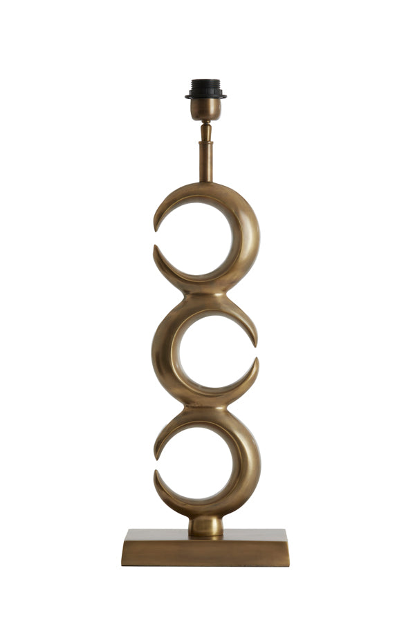 Lamp base 22x12x57,5 cm LUNE antique bronze