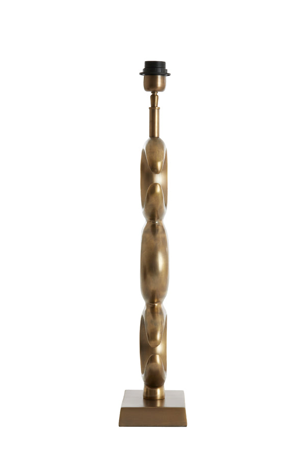 Lamp base 22x12x57,5 cm LUNE antique bronze