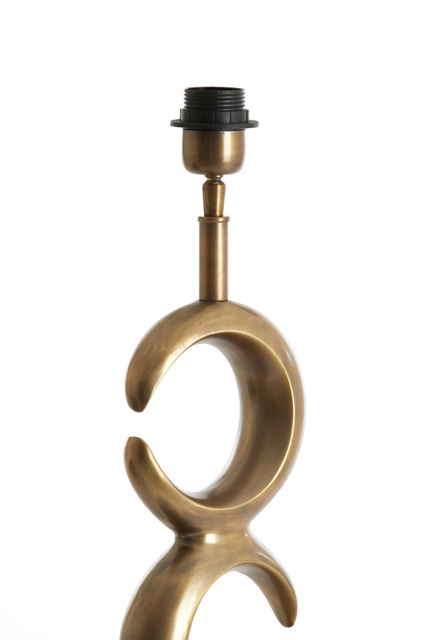 Lamp base 22x12x57,5 cm LUNE antique bronze