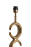 Lamp base 22x12x57,5 cm LUNE antique bronze