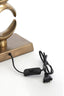 Lamp base 22x12x57,5 cm LUNE antique bronze