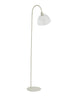Floor lamp 47x28x160 cm BISHO glass clear+cream