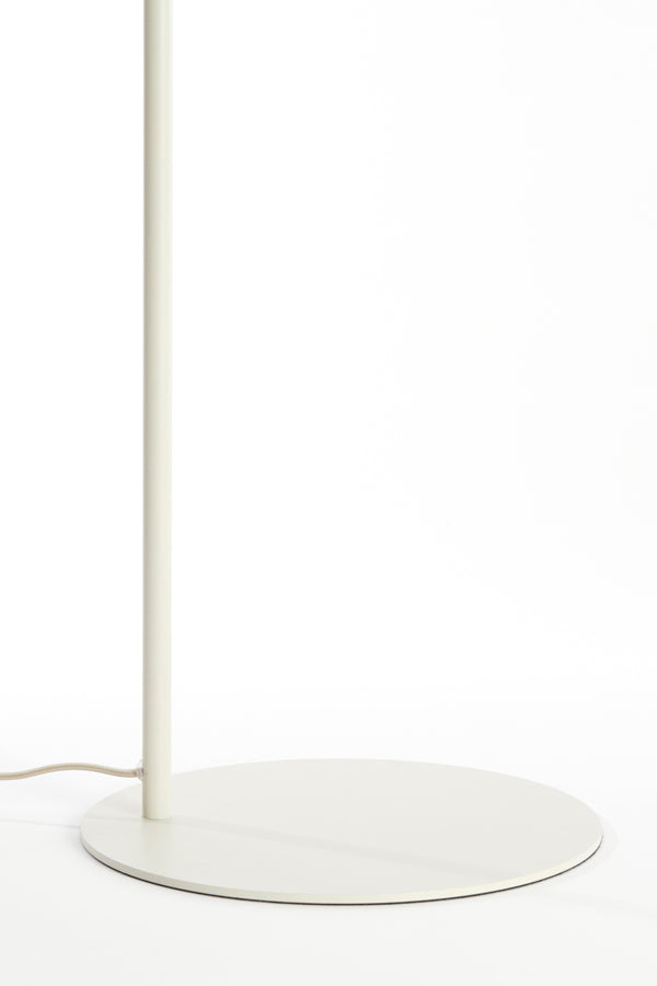 Floor lamp 47x28x160 cm BISHO glass clear+cream