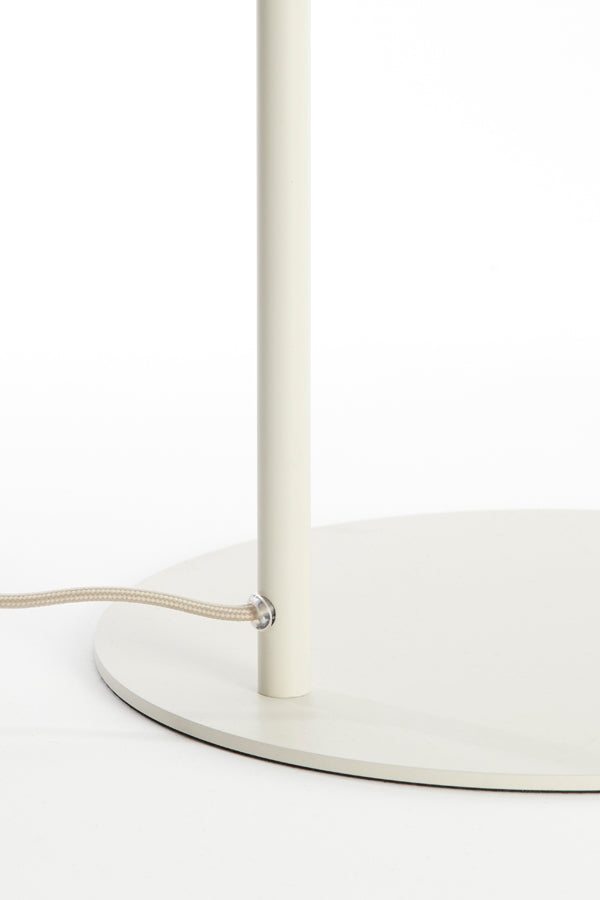 Floor lamp 47x28x160 cm BISHO glass clear+cream