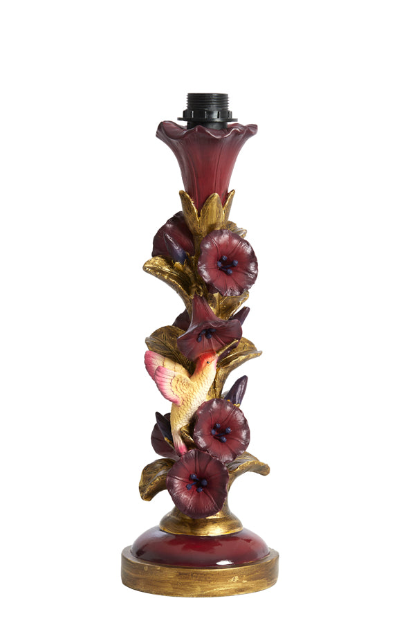 Lamp base 15x45,5 cm BERISSO burgundy