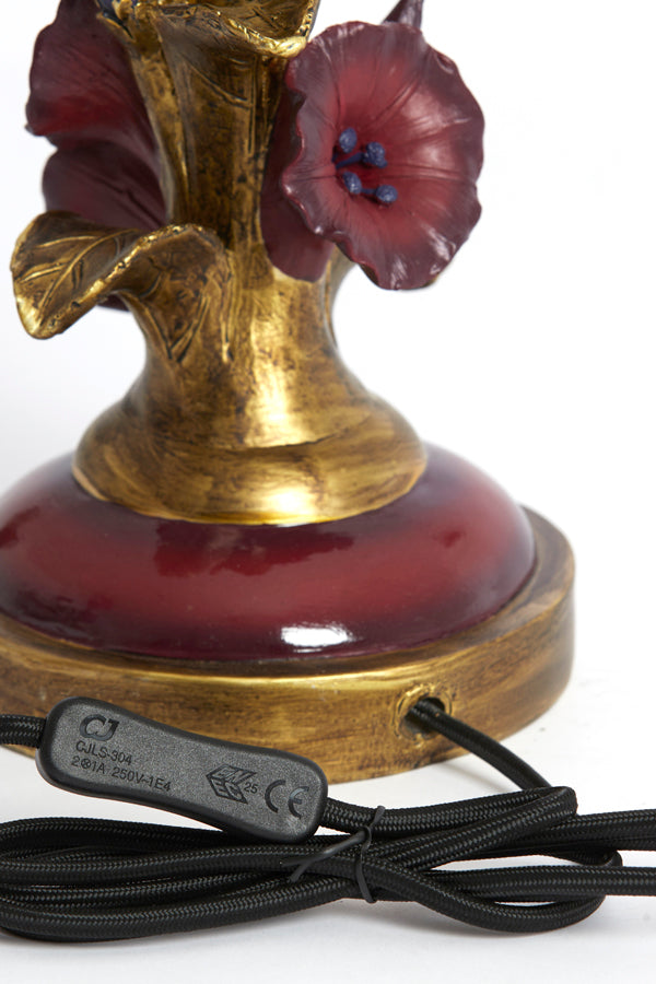 Lamp base 15x45,5 cm BERISSO burgundy