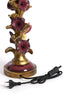 Lamp base 15x45,5 cm BERISSO burgundy