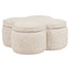 Pouffe & Footstool Corbeau sand tweed