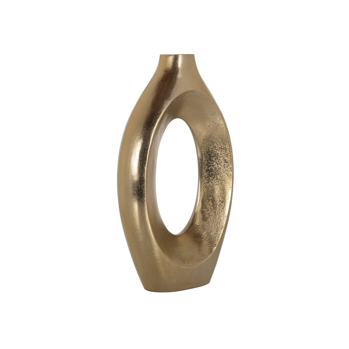 Vase Alma brushed gold large