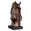 Decorative object Shadow bronze horse head sculpture