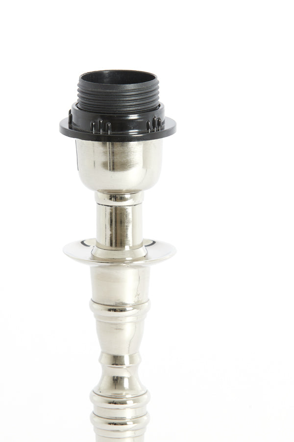 Lamp base 8x8x25 cm DELHI nickel