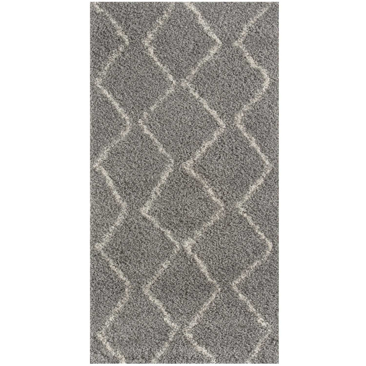 Moroccan Grey Shaggy Rug | 810