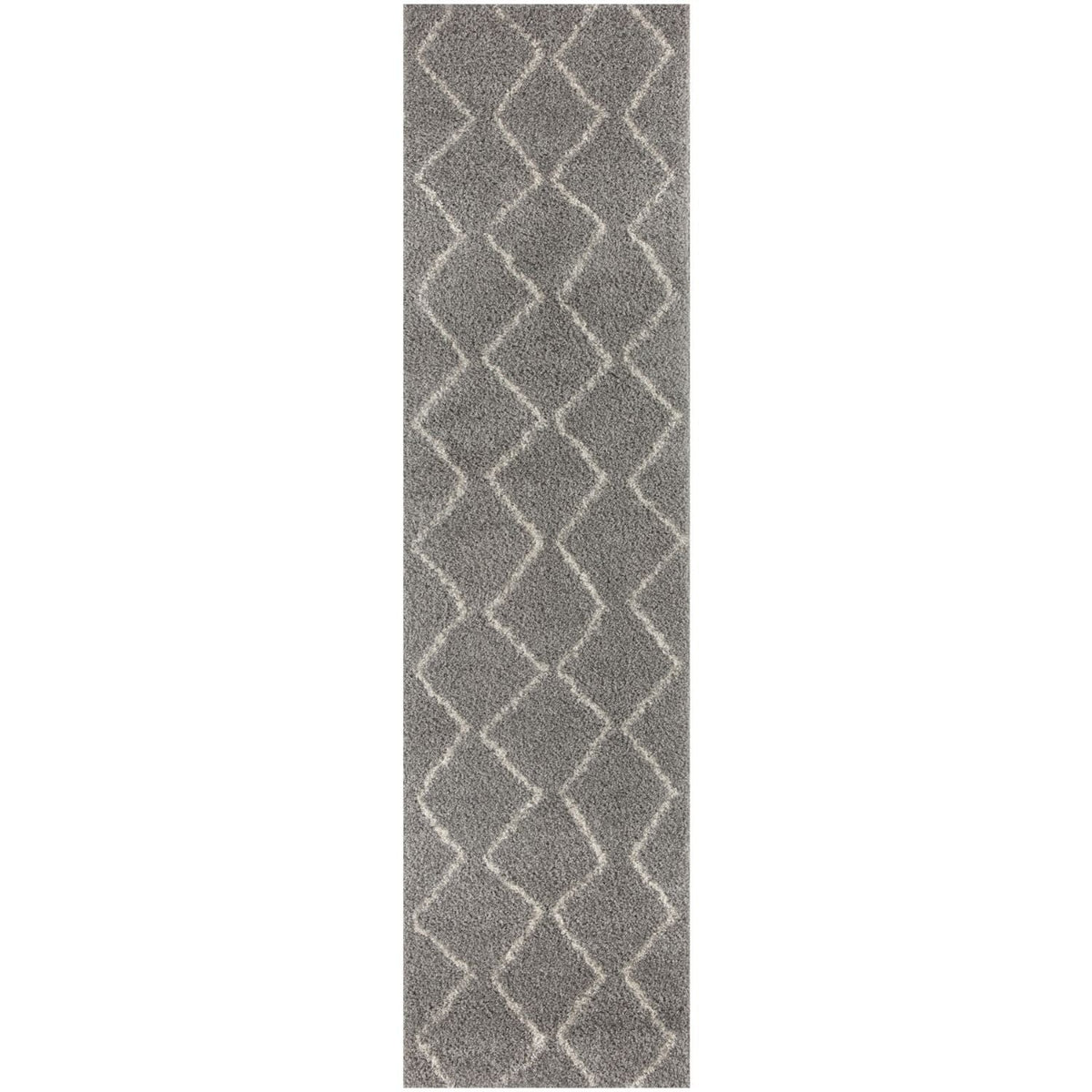 Moroccan Grey Shaggy Rug | 810