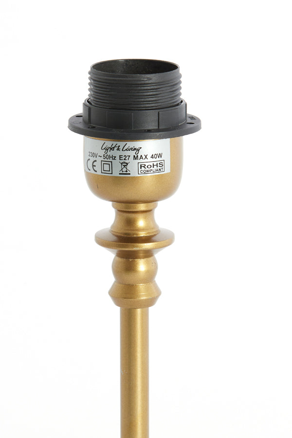 Lamp base 10x8x25 cm MANOJ antique bronze