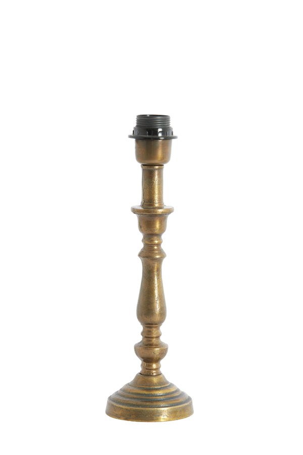 Lamp base 10x29 cm HELGA raw antique bronze