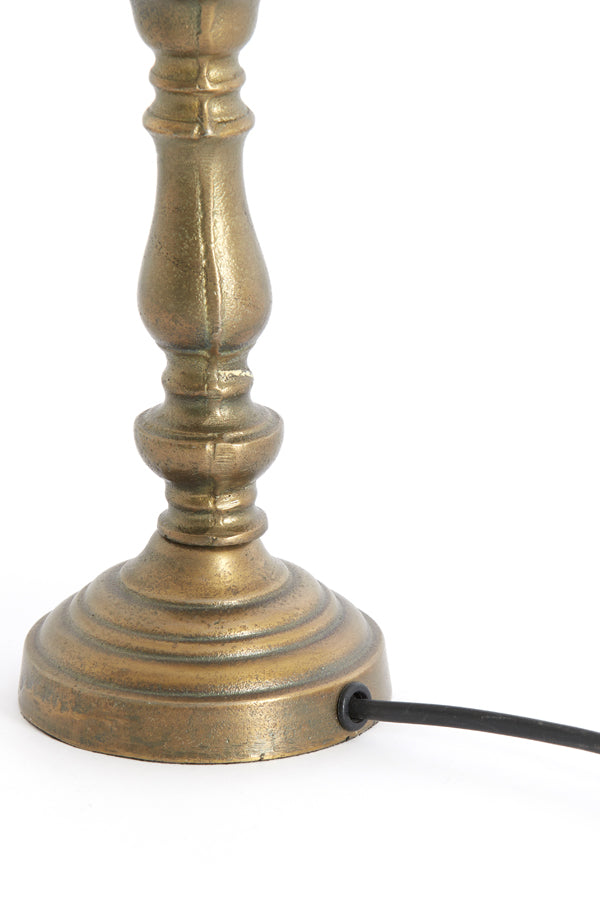 Lamp base 10x29 cm HELGA raw antique bronze