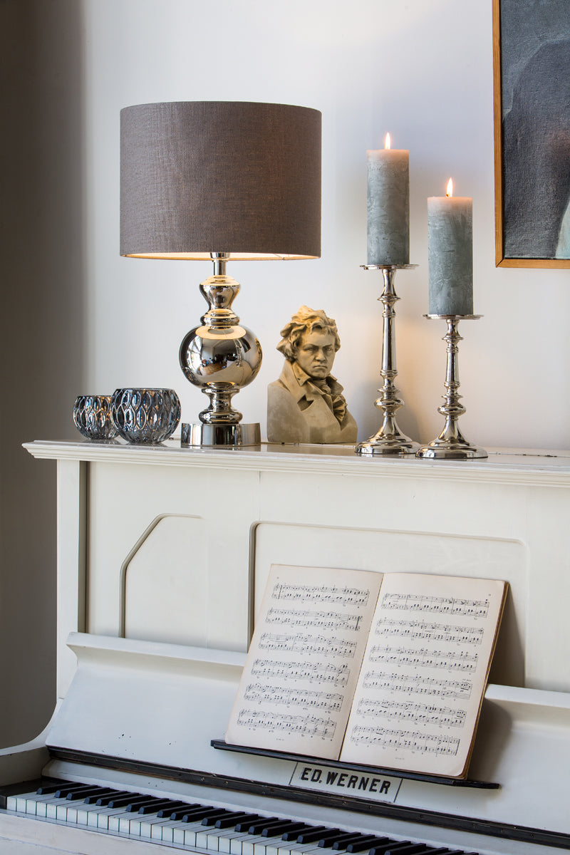 Lamp base 15x40 cm CADY nickel