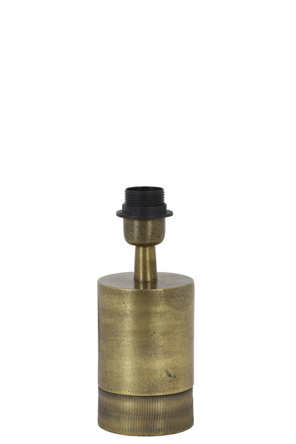 Lamp base 10x17 cm SAVI raw antique bronze