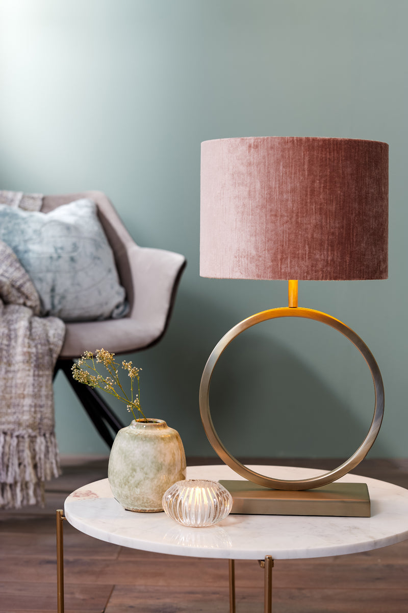 Lamp base 30x13x42 cm LIVA light gold