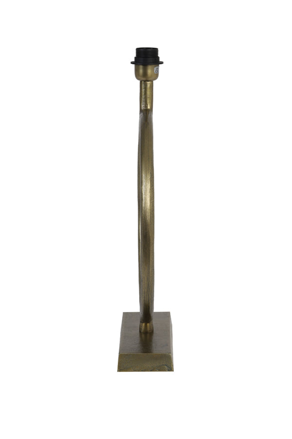 Lamp base 40x12,5x50 cm LIVU raw antique bronze