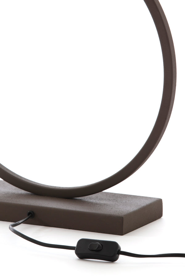 Lamp base 40x12,5x53 cm LIVA brown