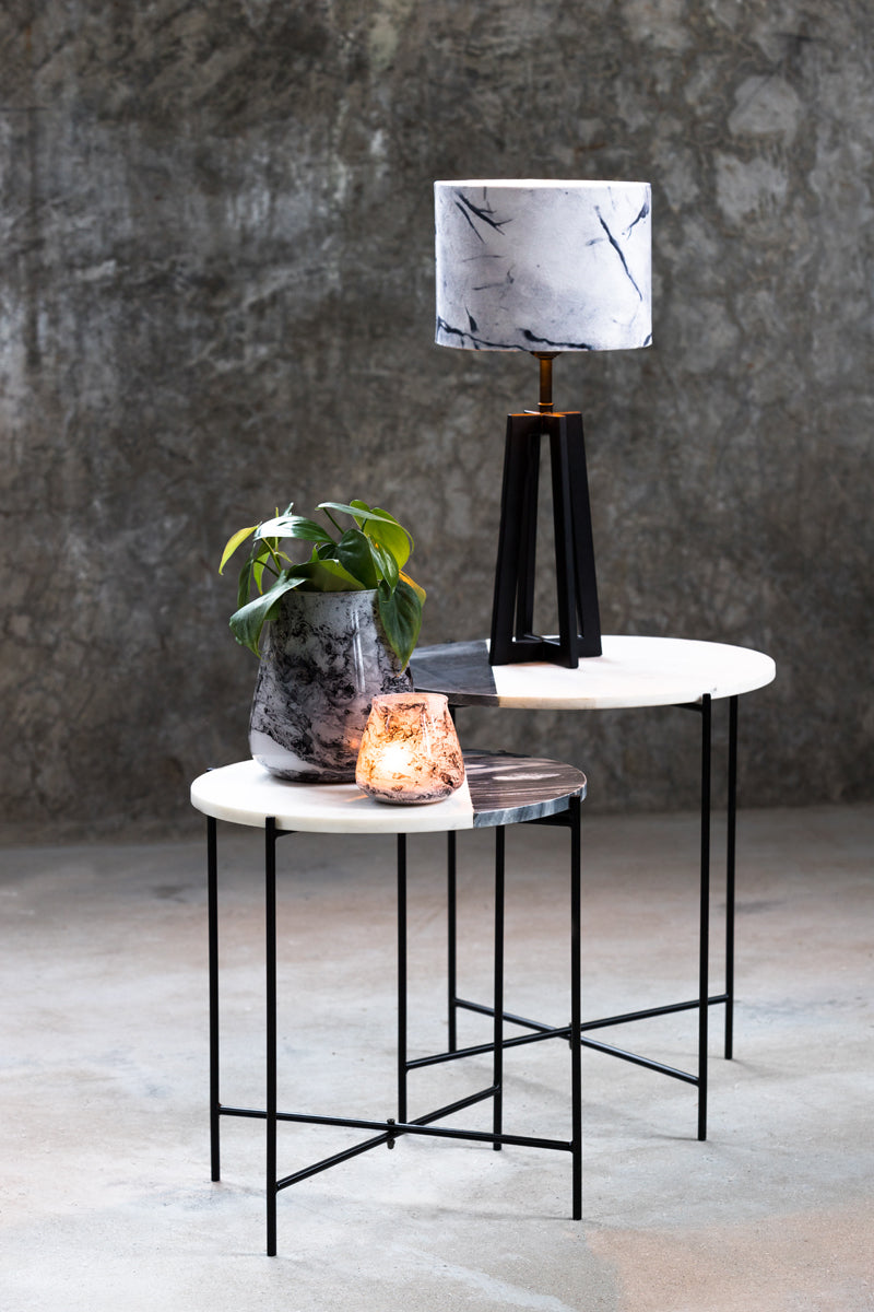 Lamp base 11,5x11,5x31 cm MILEY matt black