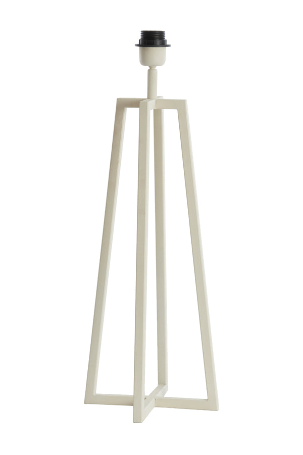 Lamp base 21x21x56 cm MILEY cream