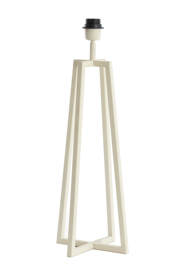 Lamp base 21x21x56 cm MILEY cream