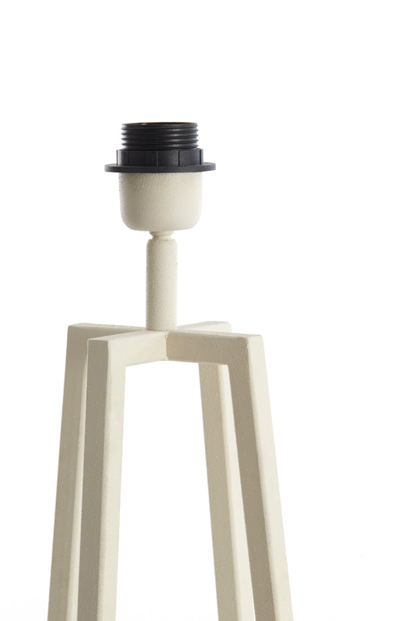 Lamp base 21x21x56 cm MILEY cream