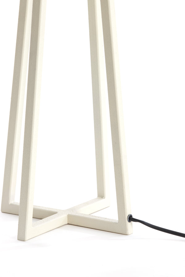 Lamp base 21x21x56 cm MILEY cream
