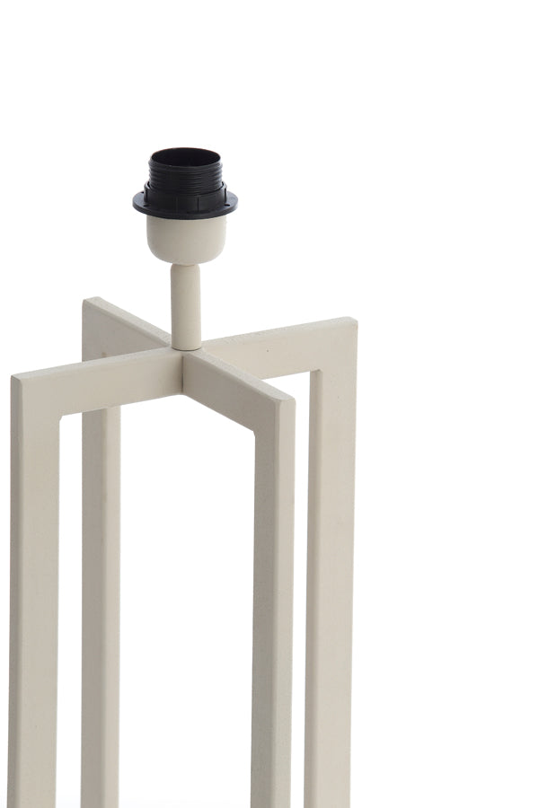 Lamp base 21x21x46 cm MACE cream