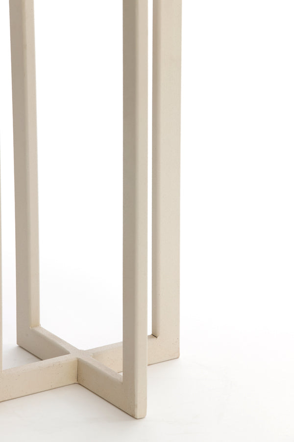 Lamp base 21x21x46 cm MACE cream