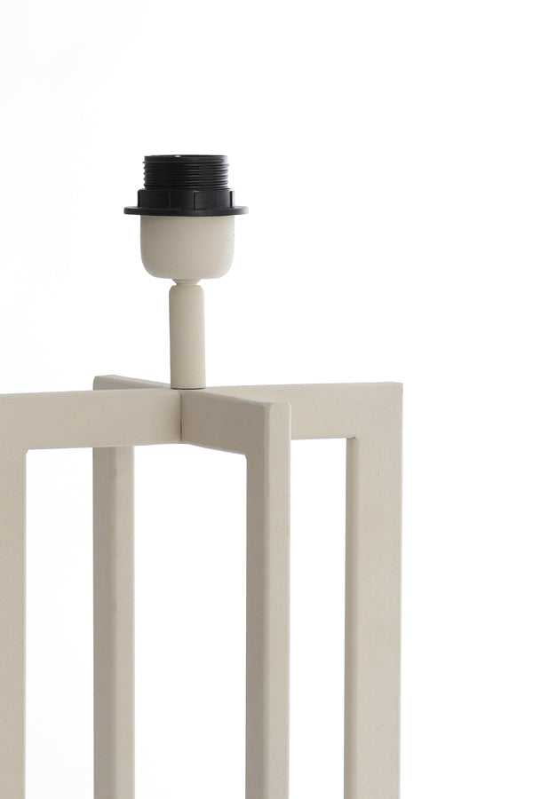 Lamp base 21x21x46 cm MACE cream