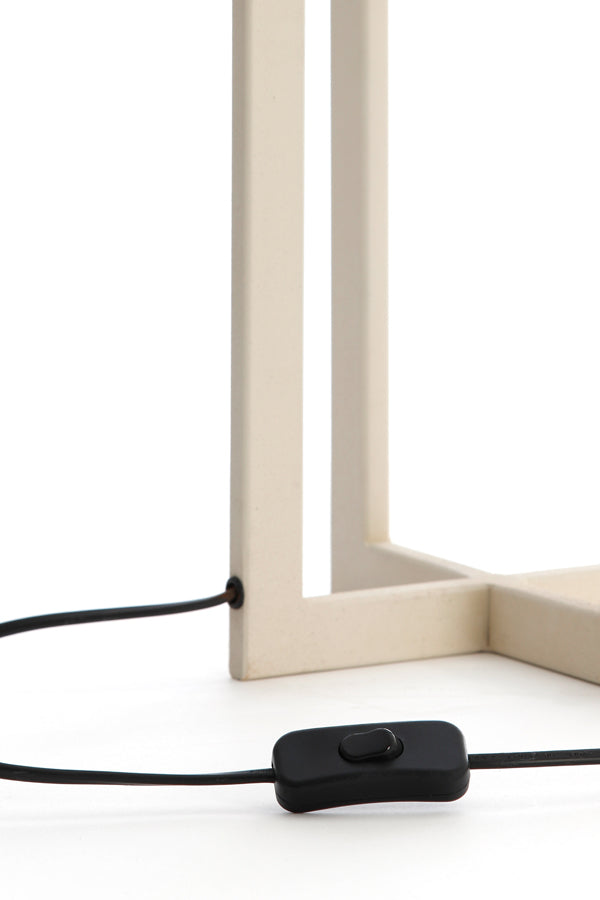 Lamp base 21x21x46 cm MACE cream