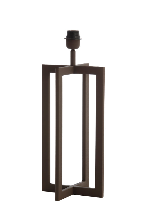 Lamp base 21x21x46 cm MACE brown