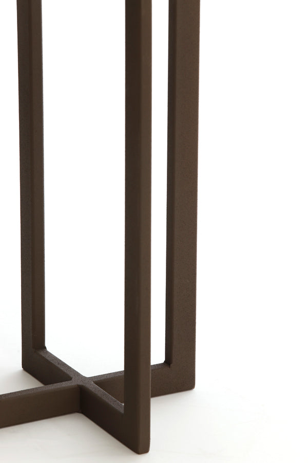 Lamp base 21x21x46 cm MACE brown