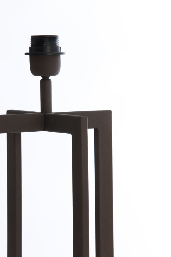 Lamp base 21x21x46 cm MACE brown