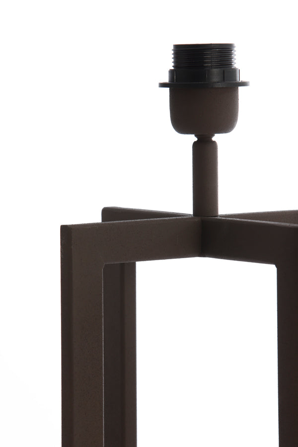 Lamp base 21x21x46 cm MACE brown