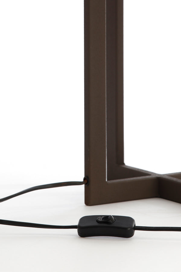 Lamp base 21x21x46 cm MACE brown