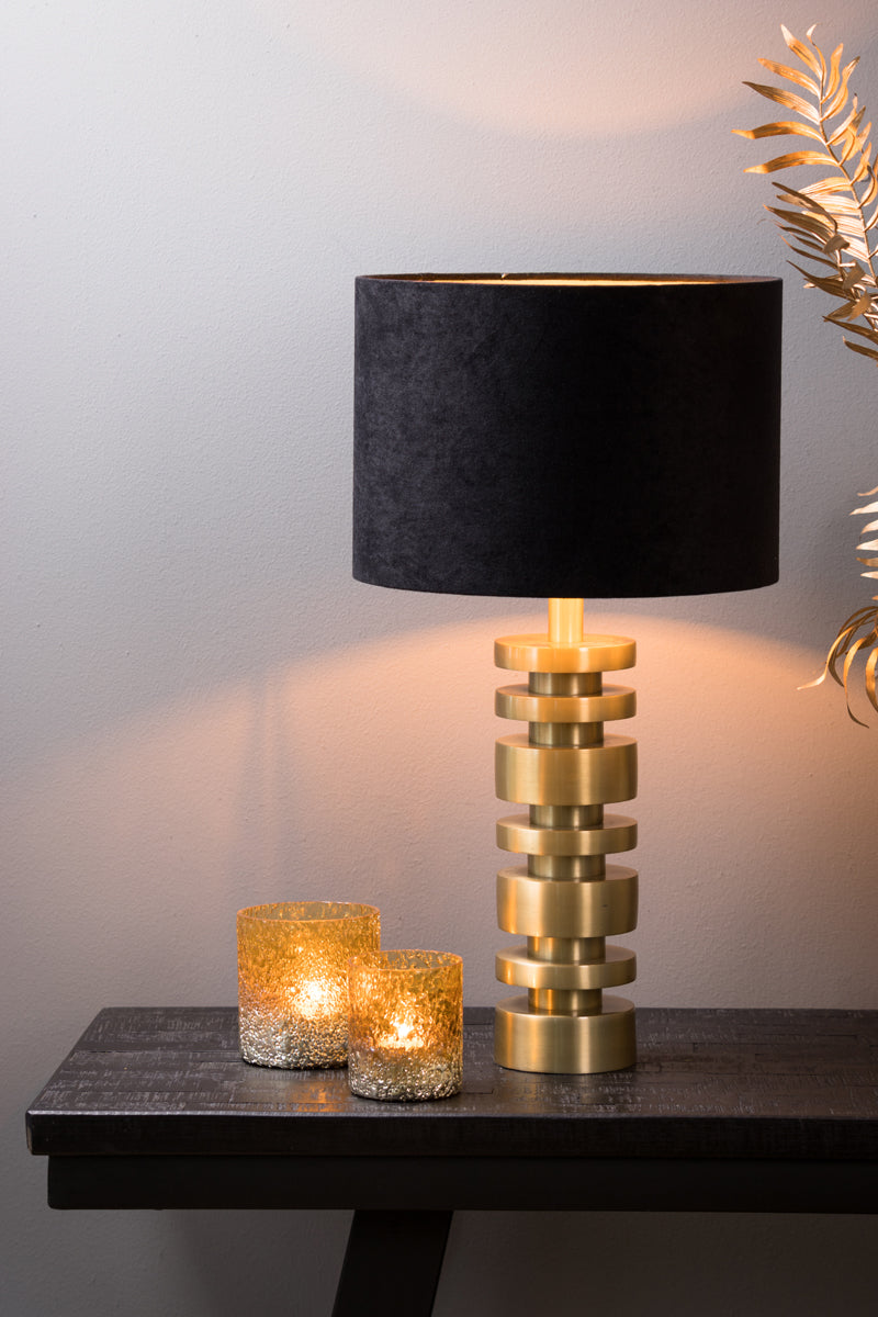 Lamp base 10,5x36 cm DESLEY matt gold