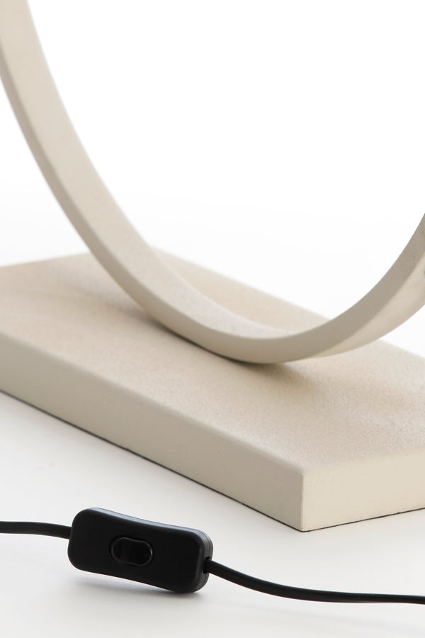 Lamp base 50x15x64 cm LIVA cream