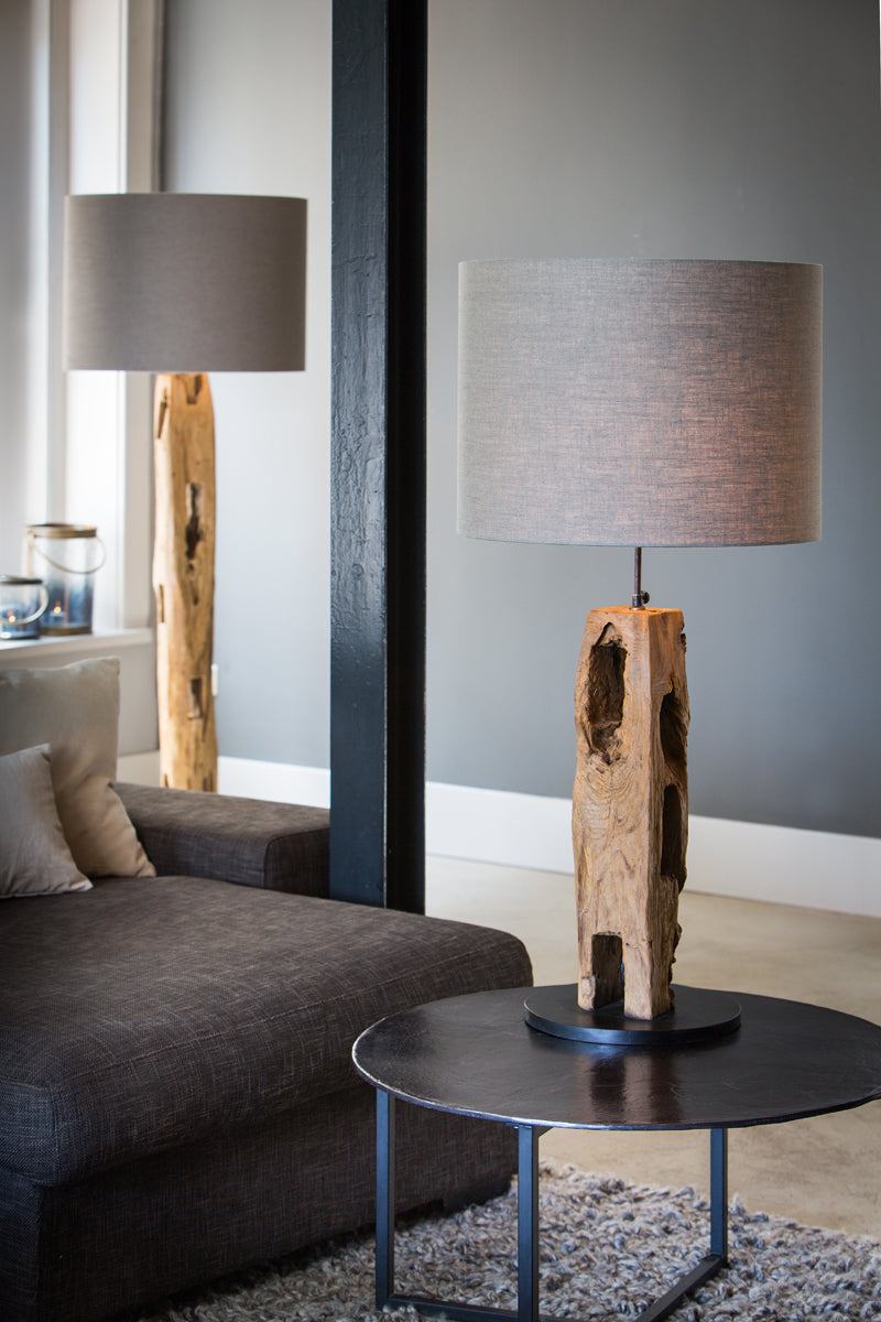 Floor lamp 35x137-144 cm KARLOVO wood