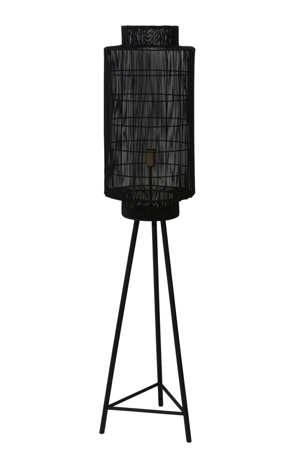Floor lamp tripod 32x150 cm GRUARO matt black-ant. bronze